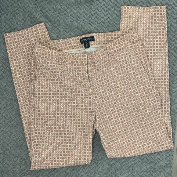 Cynthia Rowley Stretch Pant Brown Print - Picture 10 of 10